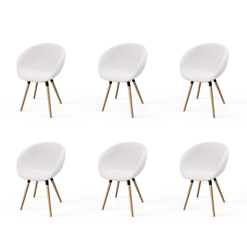 Krzesło KR-502 Ruby Kolory Tkanina Abriamo 04 Boucle Design Italia 2025-2030